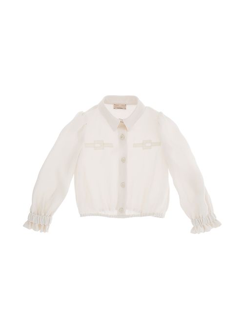 Camicia, bambina, logata. ELISABETTA FRANCHI | EGCA060 0 VI0110067